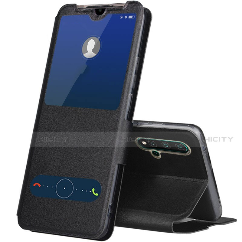 Funda de Cuero Cartera con Soporte Carcasa T04 para Huawei Nova 5