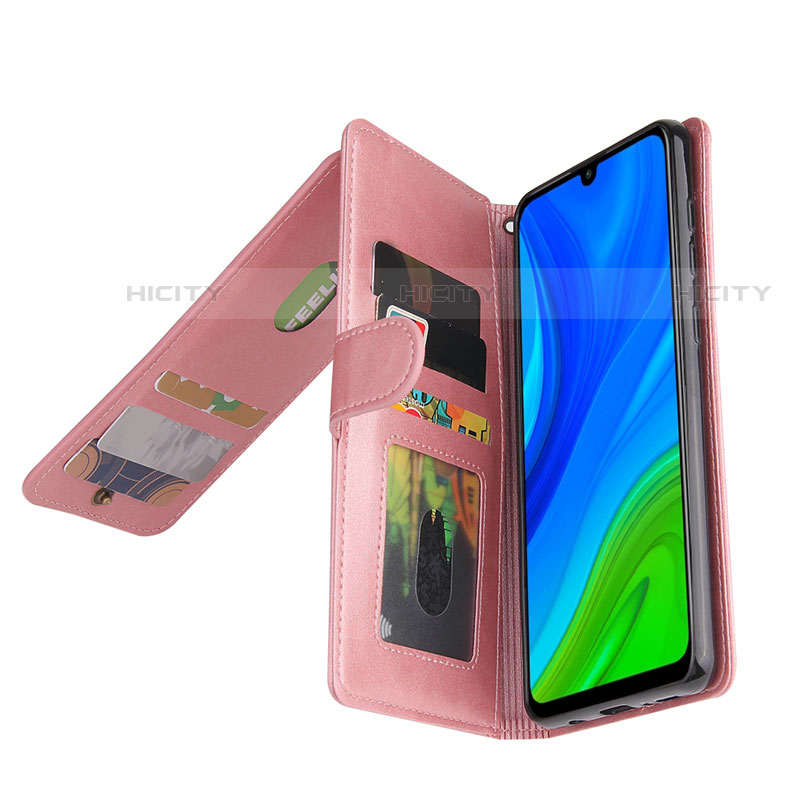 Funda de Cuero Cartera con Soporte Carcasa T04 para Huawei Nova Lite 3 Plus