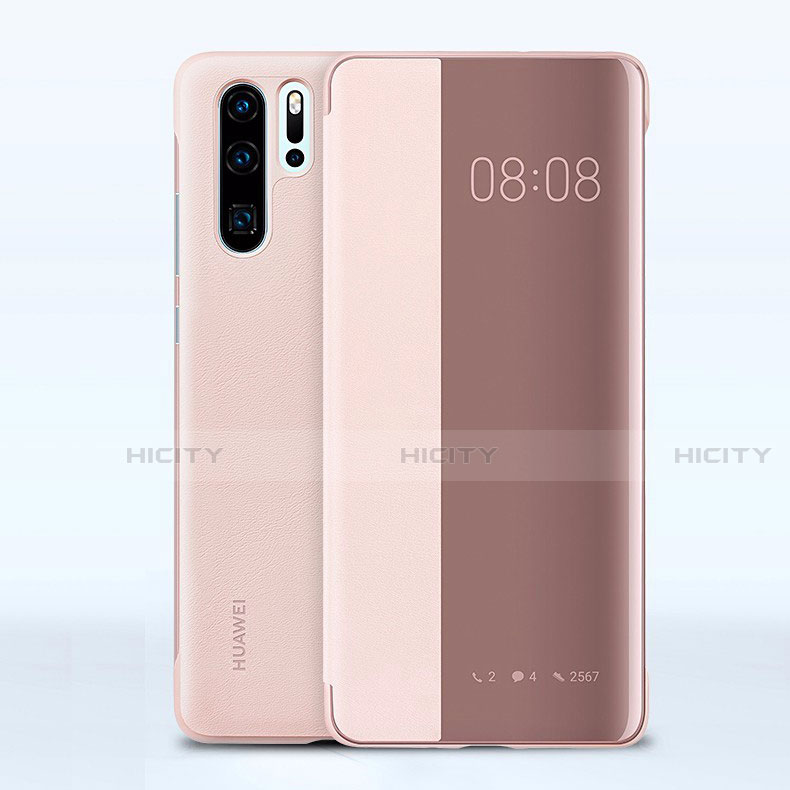 Funda de Cuero Cartera con Soporte Carcasa T04 para Huawei P30 Pro