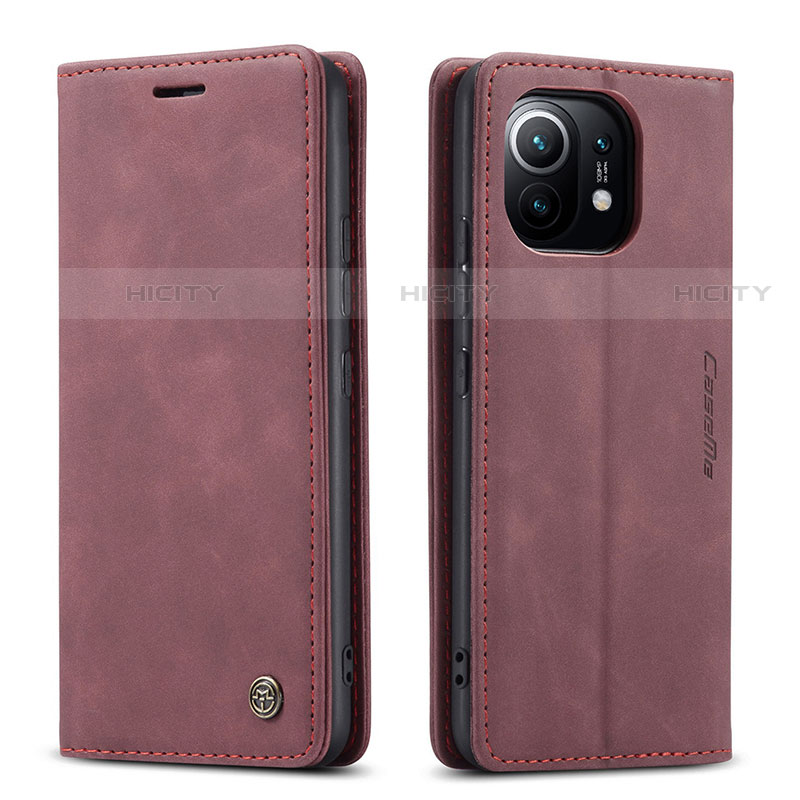 Funda de Cuero Cartera con Soporte Carcasa T04 para Xiaomi Mi 11 Lite 4G