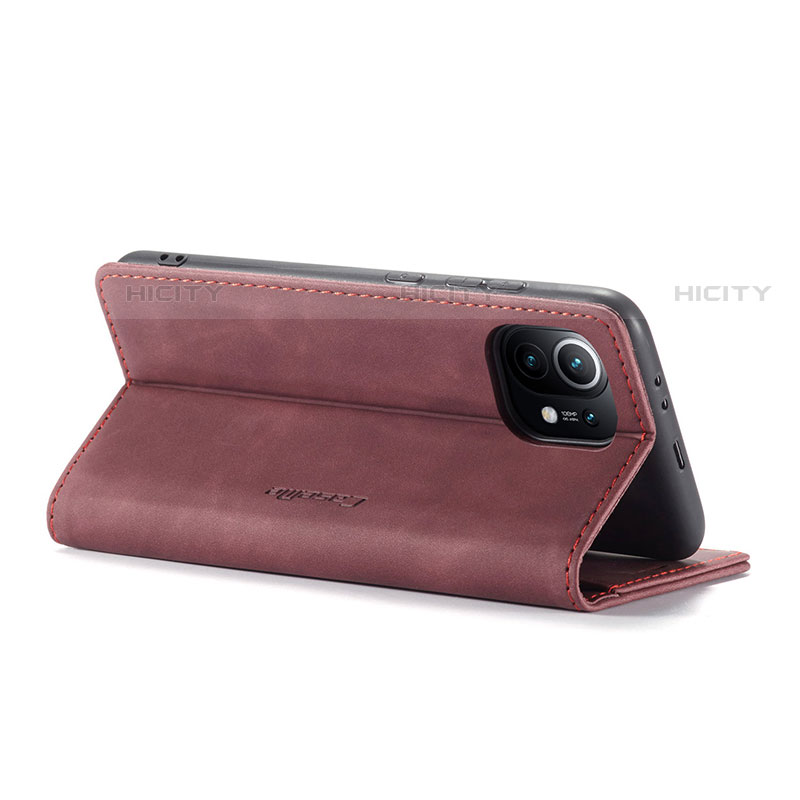 Funda de Cuero Cartera con Soporte Carcasa T04 para Xiaomi Mi 11 Lite 5G