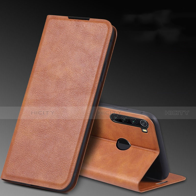 Funda de Cuero Cartera con Soporte Carcasa T04 para Xiaomi Redmi Note 8 (2021)