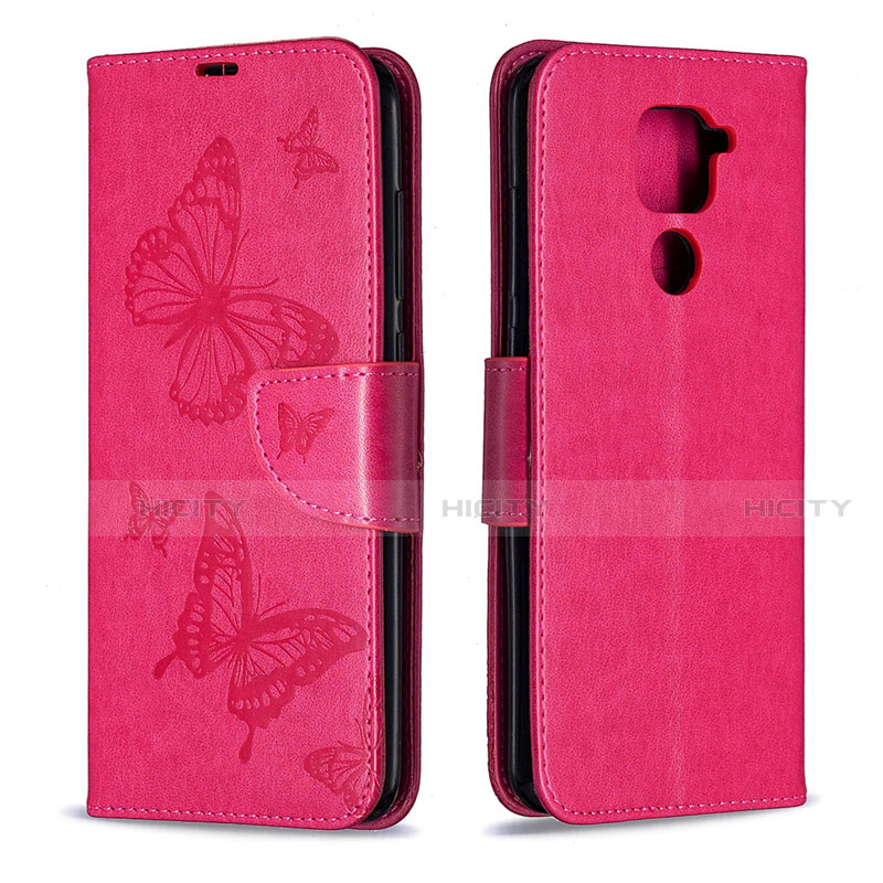 Funda de Cuero Cartera con Soporte Carcasa T04 para Xiaomi Redmi Note 9