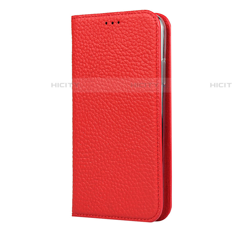 Funda de Cuero Cartera con Soporte Carcasa T05 para Apple iPhone 11