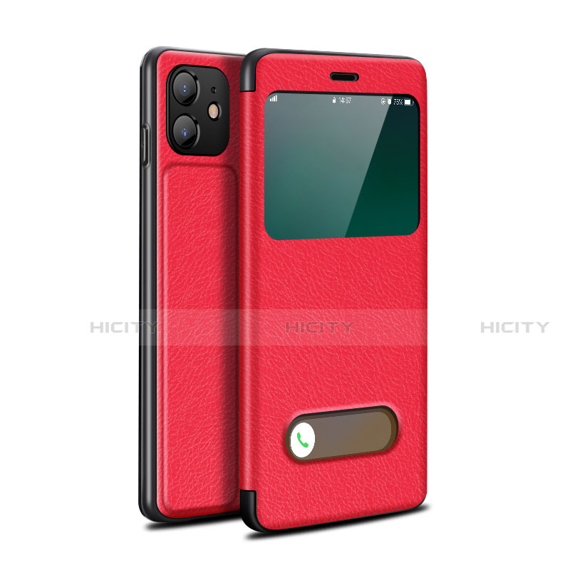 Funda de Cuero Cartera con Soporte Carcasa T05 para Apple iPhone 12 Mini