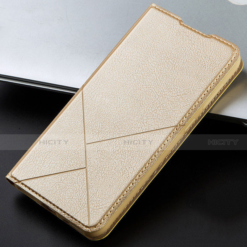 Funda de Cuero Cartera con Soporte Carcasa T05 para Huawei Honor 20 Lite Oro