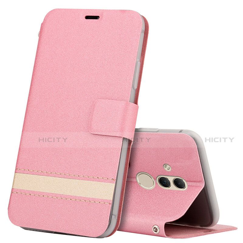 Funda de Cuero Cartera con Soporte Carcasa T05 para Huawei Mate 20 Lite Rosa