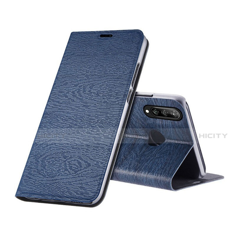 Funda de Cuero Cartera con Soporte Carcasa T05 para Huawei P30 Lite XL