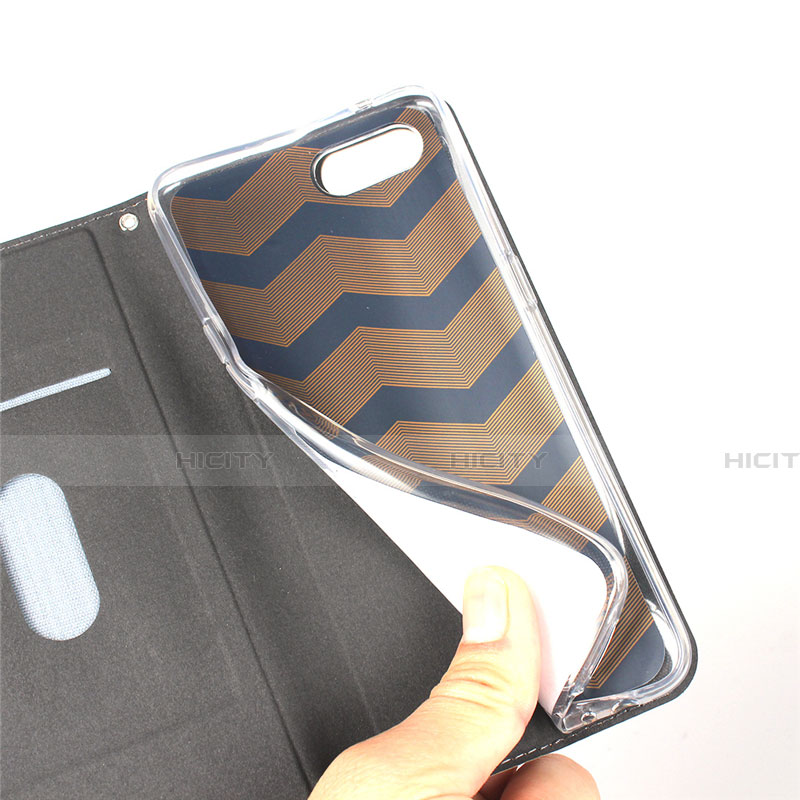 Funda de Cuero Cartera con Soporte Carcasa T05 para Oppo R15X