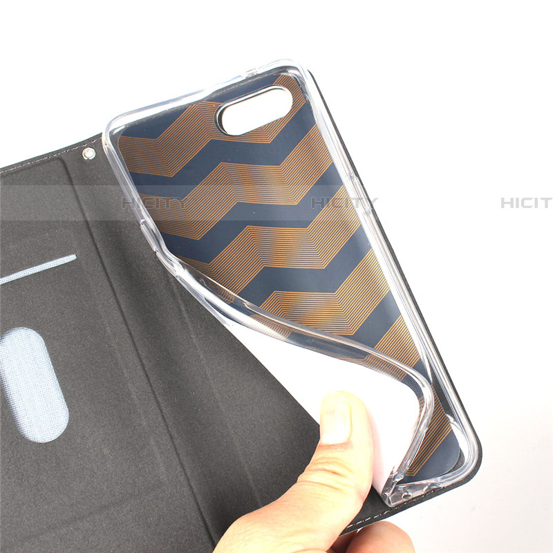 Funda de Cuero Cartera con Soporte Carcasa T05 para Oppo RX17 Neo