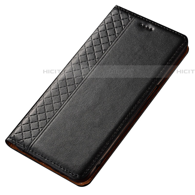 Funda de Cuero Cartera con Soporte Carcasa T05 para Samsung Galaxy A70 Negro