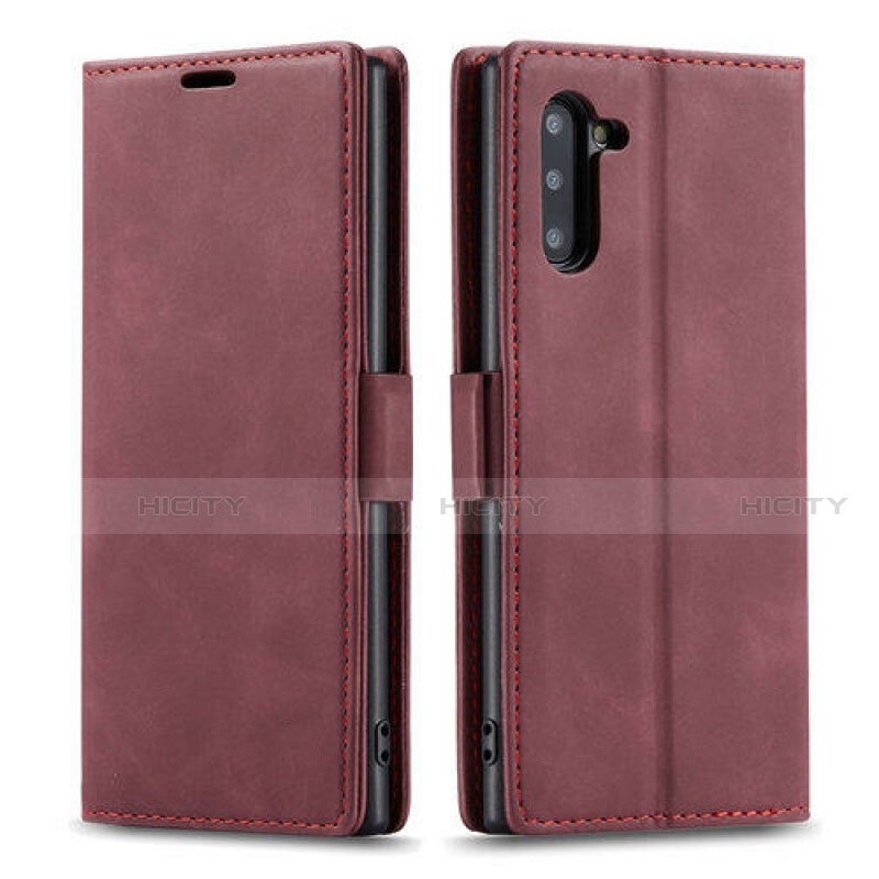 Funda de Cuero Cartera con Soporte Carcasa T05 para Samsung Galaxy Note 10