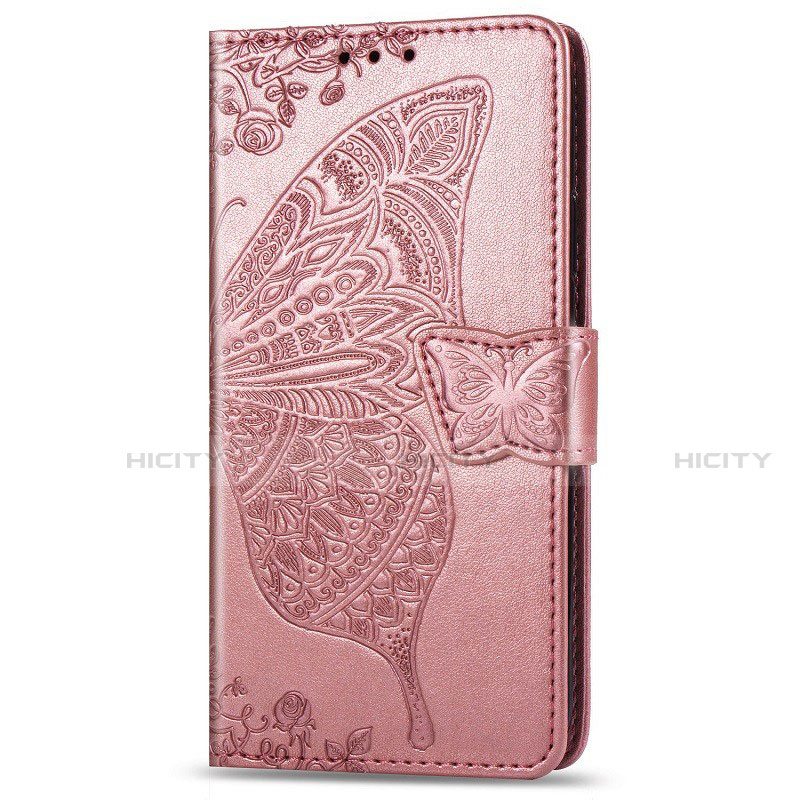 Funda de Cuero Cartera con Soporte Carcasa T05 para Xiaomi Mi 10 Oro Rosa