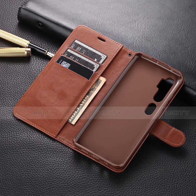 Funda de Cuero Cartera con Soporte Carcasa T05 para Xiaomi Mi Note 10 Pro