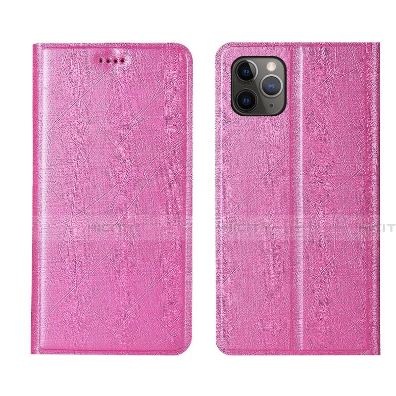 Funda de Cuero Cartera con Soporte Carcasa T06 para Apple iPhone 11 Pro Rosa