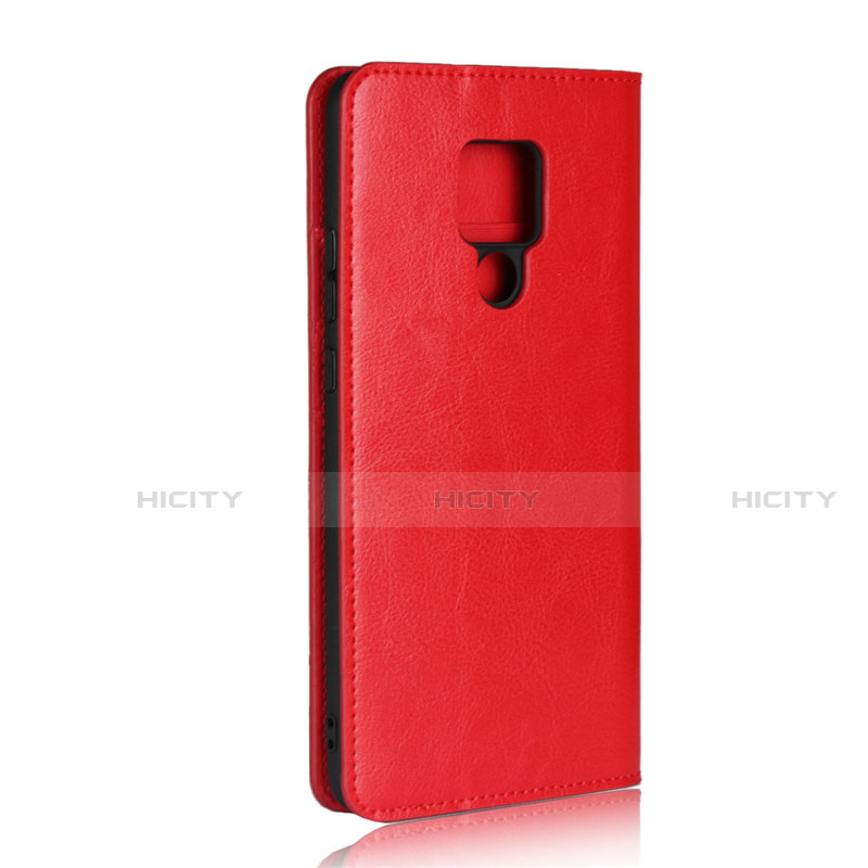 Funda de Cuero Cartera con Soporte Carcasa T06 para Huawei Mate 20 X 5G Rojo