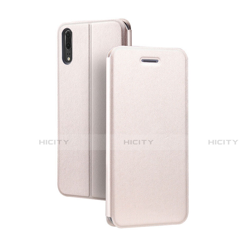 Funda de Cuero Cartera con Soporte Carcasa T06 para Huawei P20