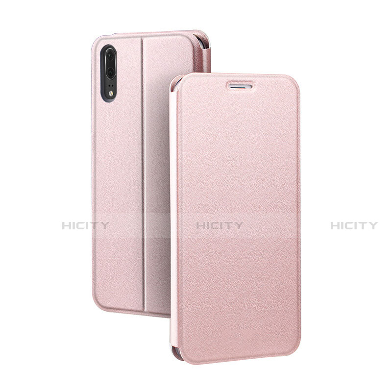 Funda de Cuero Cartera con Soporte Carcasa T06 para Huawei P20