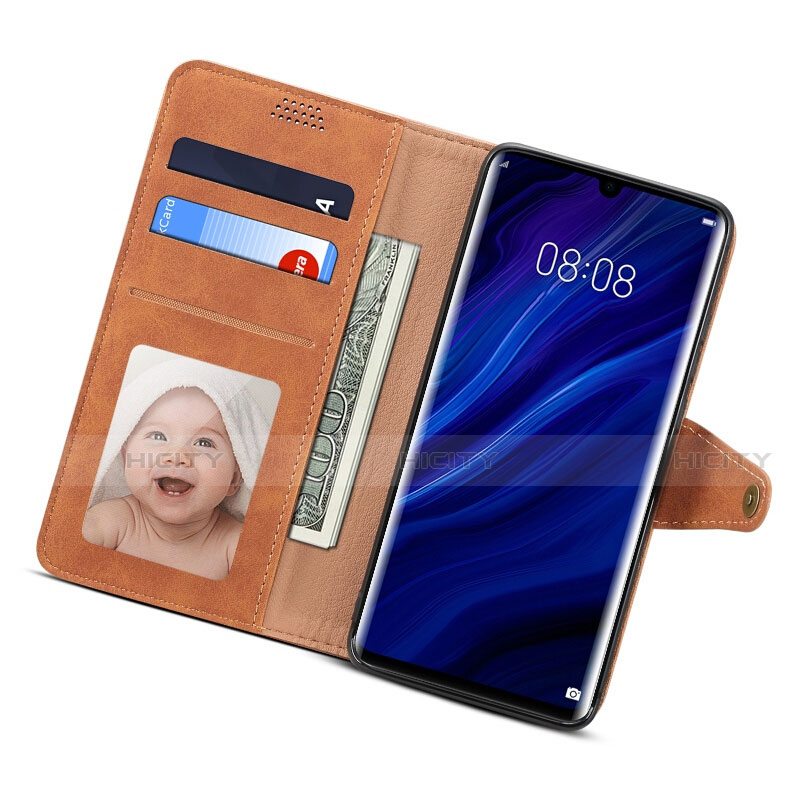 Funda de Cuero Cartera con Soporte Carcasa T06 para Huawei P30