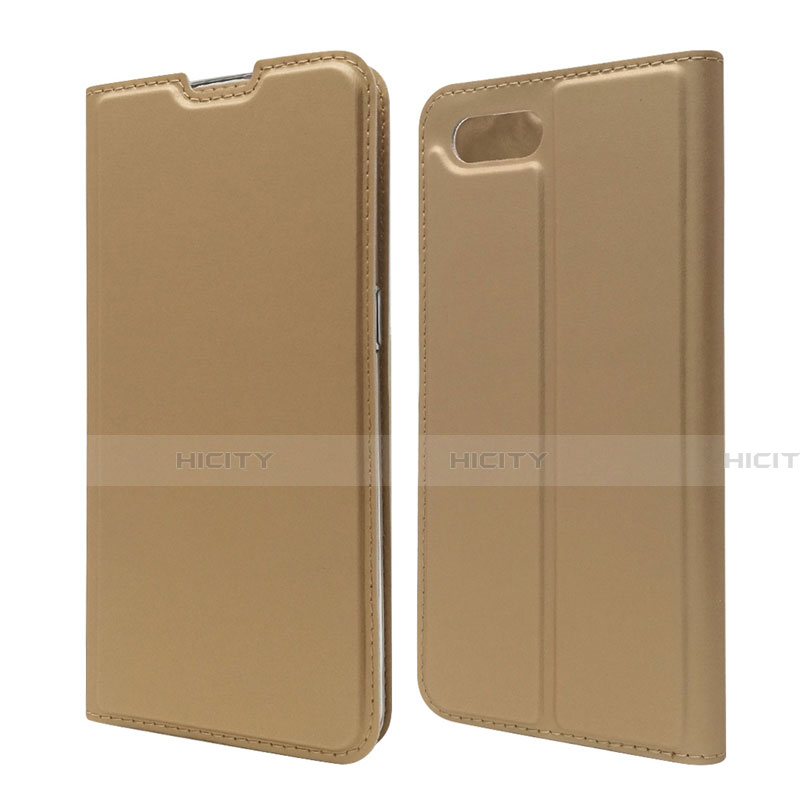 Funda de Cuero Cartera con Soporte Carcasa T06 para Oppo K1 Oro