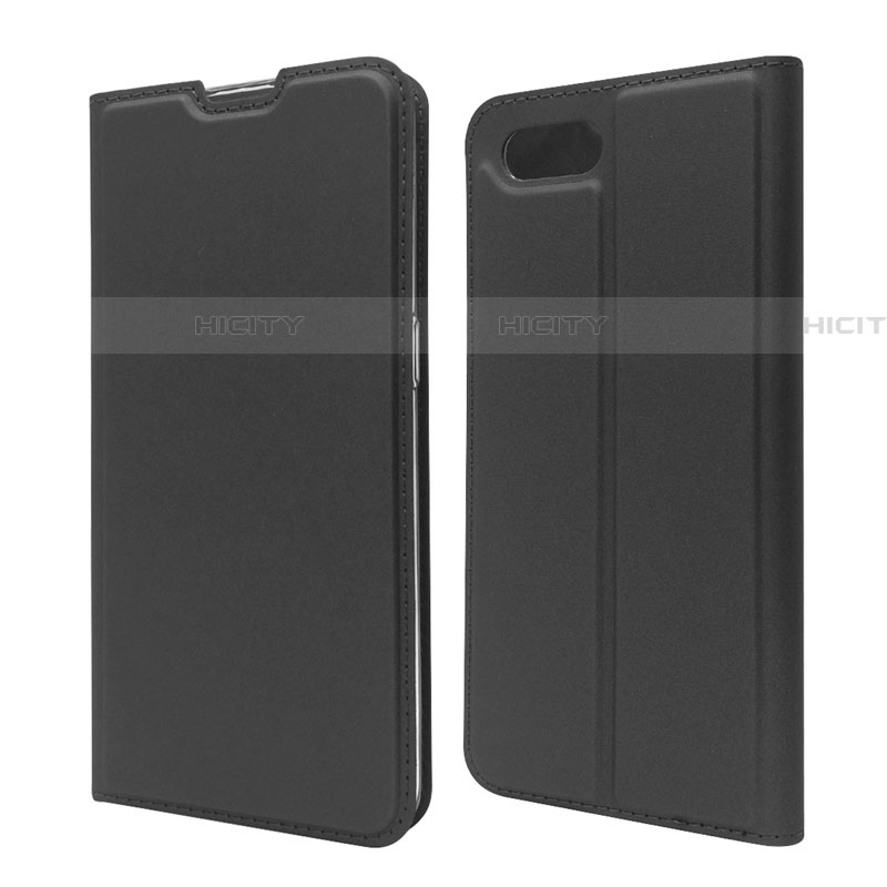 Funda de Cuero Cartera con Soporte Carcasa T06 para Oppo RX17 Neo Negro