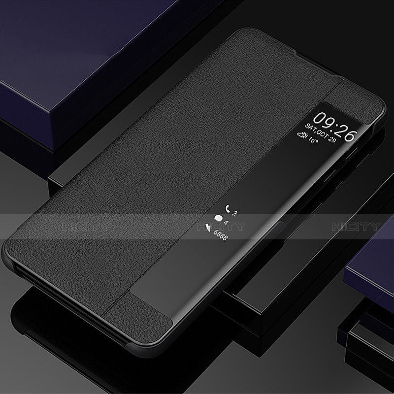 Funda de Cuero Cartera con Soporte Carcasa T06 para Samsung Galaxy Note 10 5G Negro