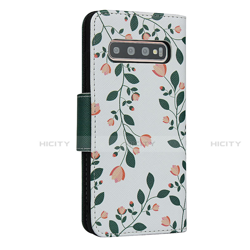 Funda de Cuero Cartera con Soporte Carcasa T06 para Samsung Galaxy S10