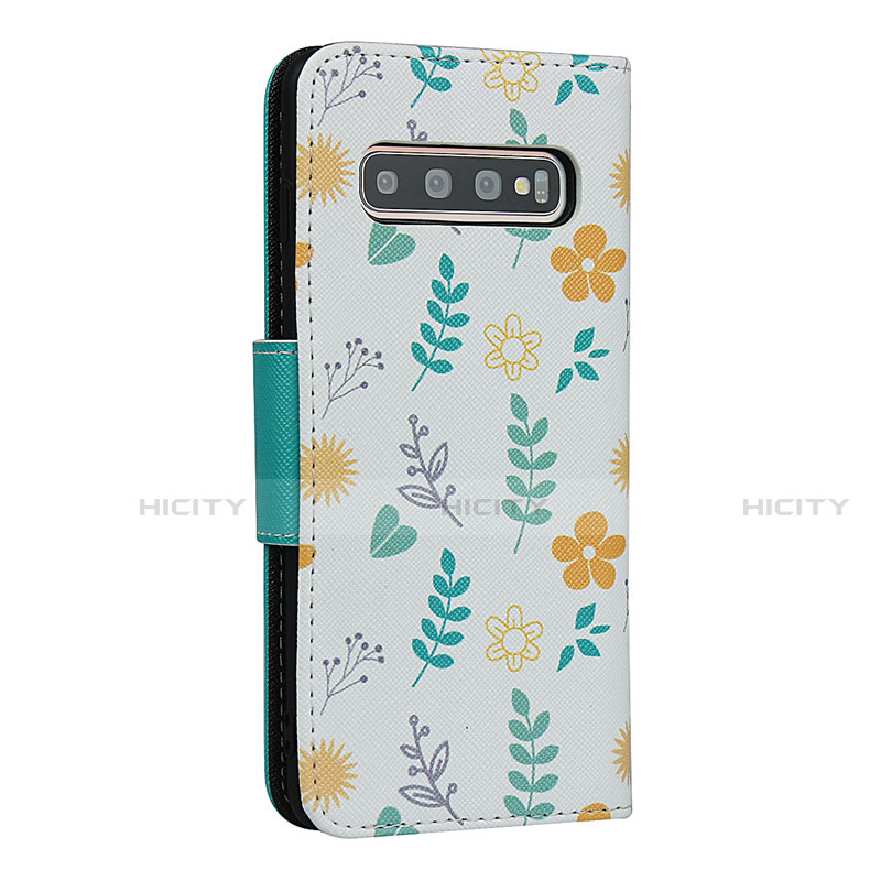 Funda de Cuero Cartera con Soporte Carcasa T06 para Samsung Galaxy S10