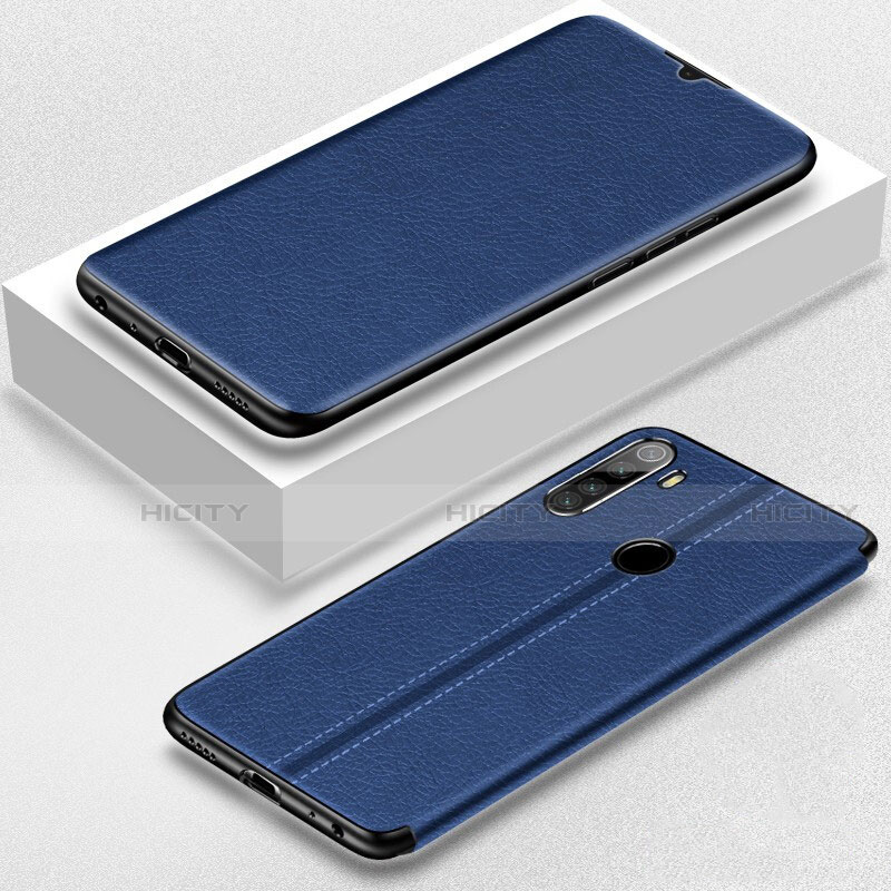 Funda de Cuero Cartera con Soporte Carcasa T06 para Xiaomi Redmi Note 8T Azul