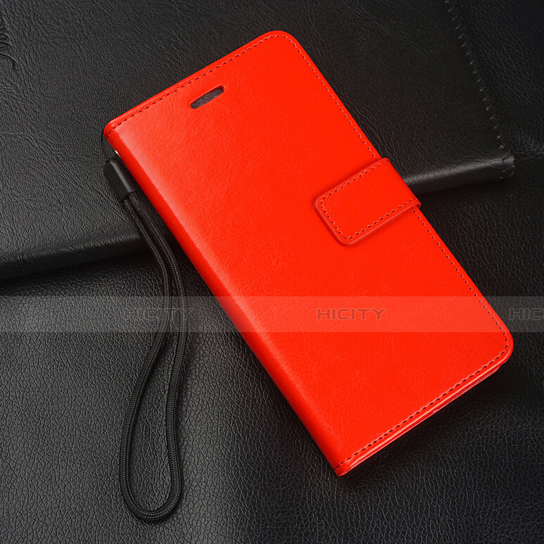 Funda de Cuero Cartera con Soporte Carcasa T07 para Apple iPhone 11 Pro Rojo