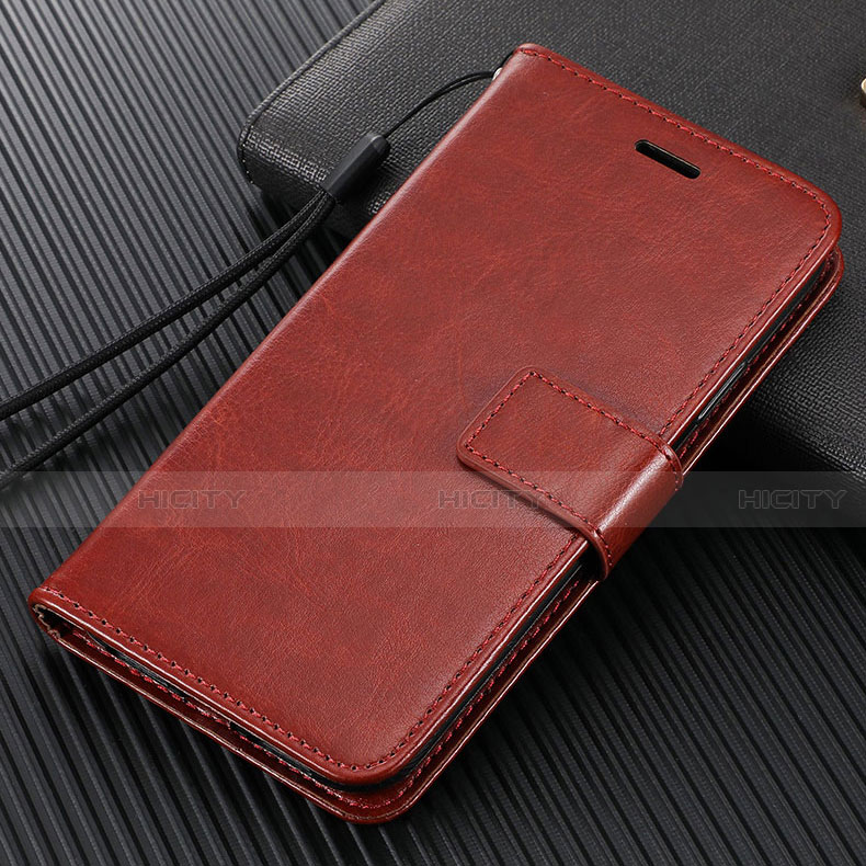 Funda de Cuero Cartera con Soporte Carcasa T07 para Huawei Honor View 30 5G Marron