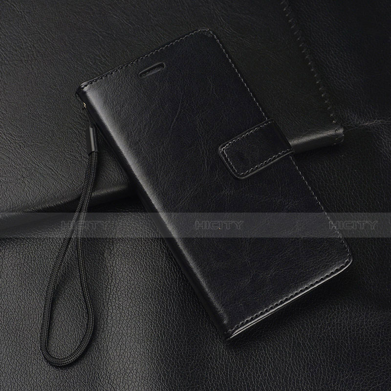 Funda de Cuero Cartera con Soporte Carcasa T07 para Huawei Nova 5 Pro Negro