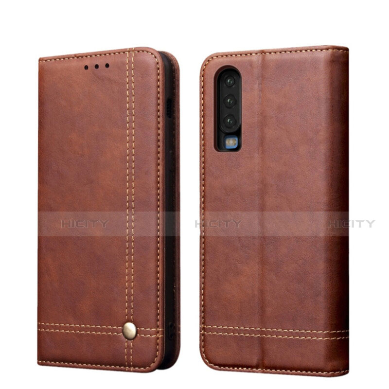 Funda de Cuero Cartera con Soporte Carcasa T07 para Huawei P30