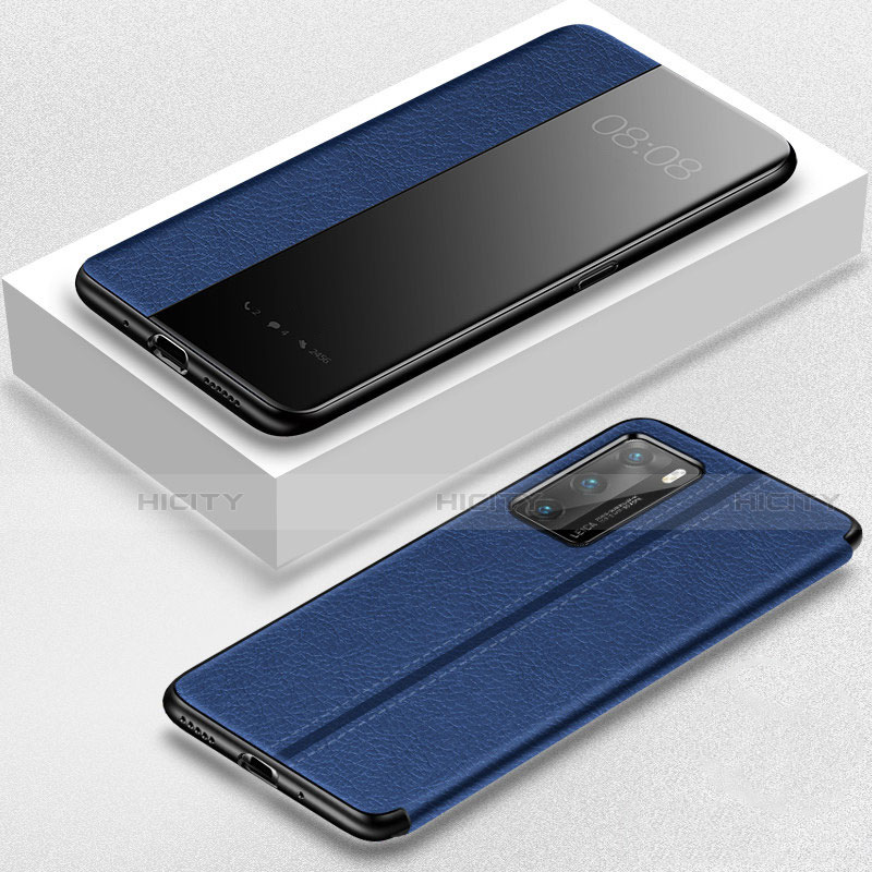 Funda de Cuero Cartera con Soporte Carcasa T07 para Huawei P40