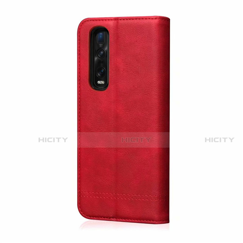 Funda de Cuero Cartera con Soporte Carcasa T07 para Oppo Find X2 Pro