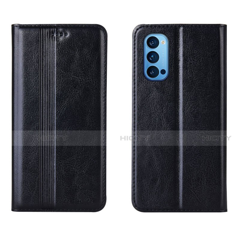 Funda de Cuero Cartera con Soporte Carcasa T07 para Oppo Reno4 5G