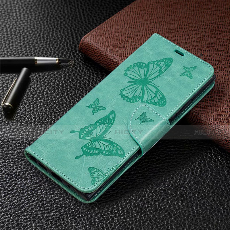 Funda de Cuero Cartera con Soporte Carcasa T07 para Samsung Galaxy Note 20 Ultra 5G Verde