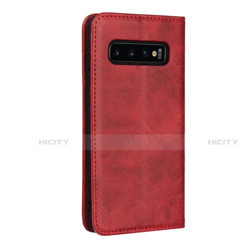 Funda de Cuero Cartera con Soporte Carcasa T07 para Samsung Galaxy S10