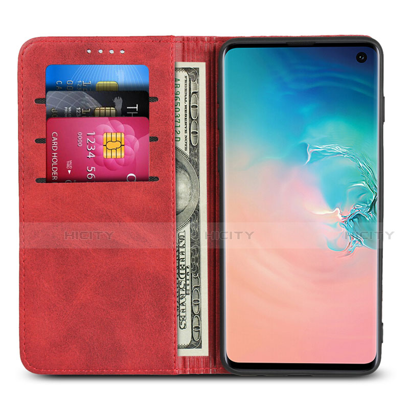 Funda de Cuero Cartera con Soporte Carcasa T07 para Samsung Galaxy S10