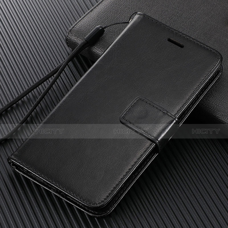 Funda de Cuero Cartera con Soporte Carcasa T07 para Xiaomi Mi 10 Negro