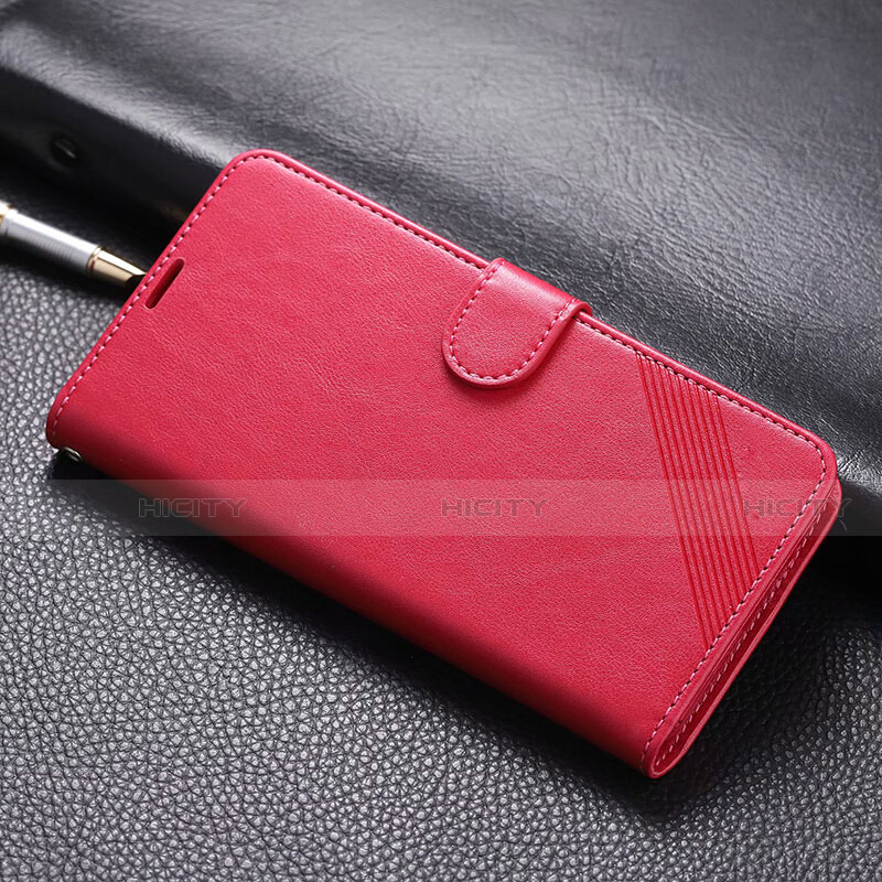 Funda de Cuero Cartera con Soporte Carcasa T07 para Xiaomi Mi 9T Rojo