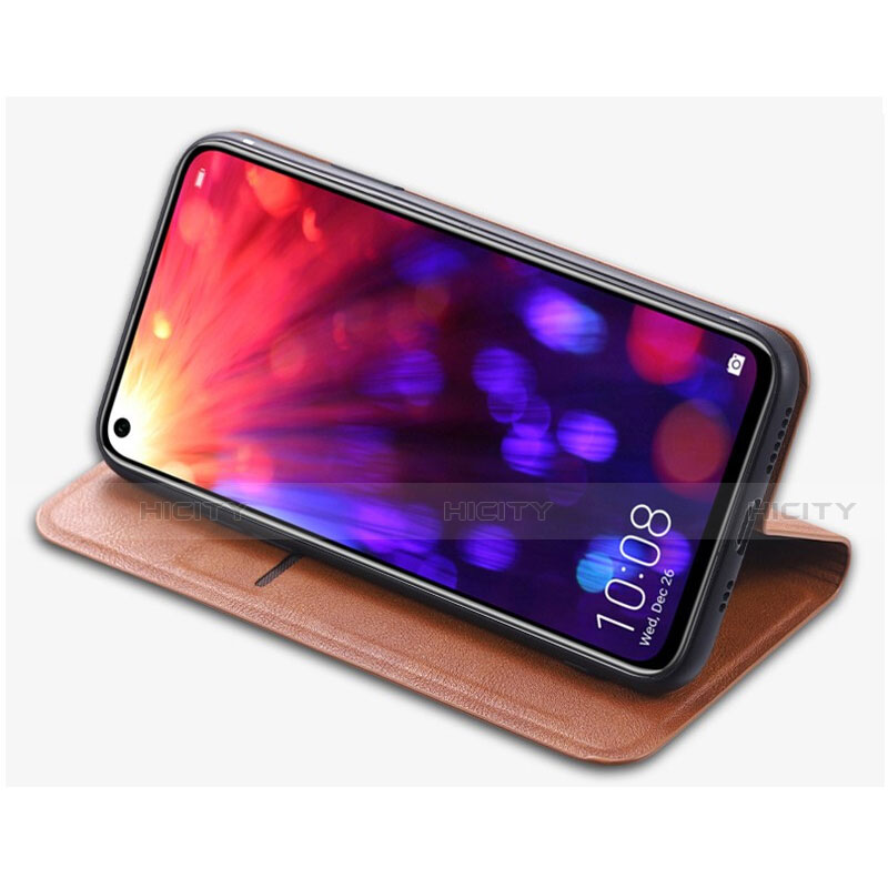 Funda de Cuero Cartera con Soporte Carcasa T08 para Huawei Honor View 20