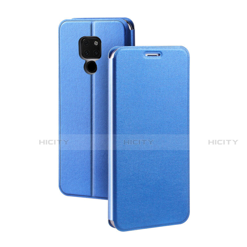 Funda de Cuero Cartera con Soporte Carcasa T08 para Huawei Mate 20 Azul