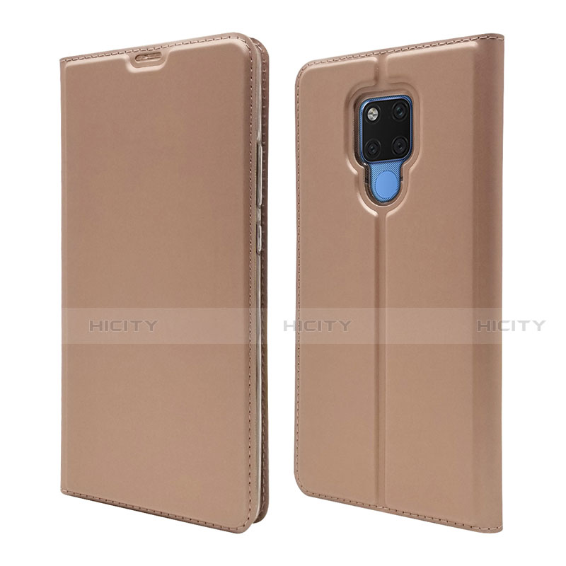 Funda de Cuero Cartera con Soporte Carcasa T08 para Huawei Mate 20 X 5G Oro Rosa