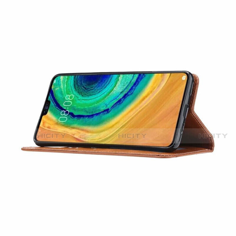 Funda de Cuero Cartera con Soporte Carcasa T08 para Huawei Mate 30E Pro 5G