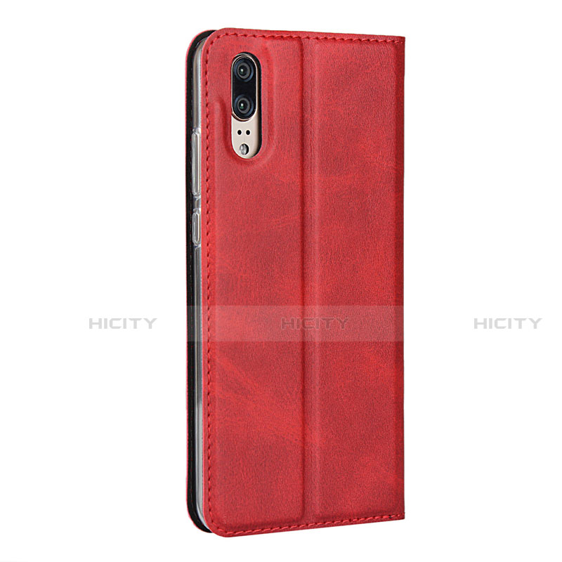 Funda de Cuero Cartera con Soporte Carcasa T08 para Huawei P20