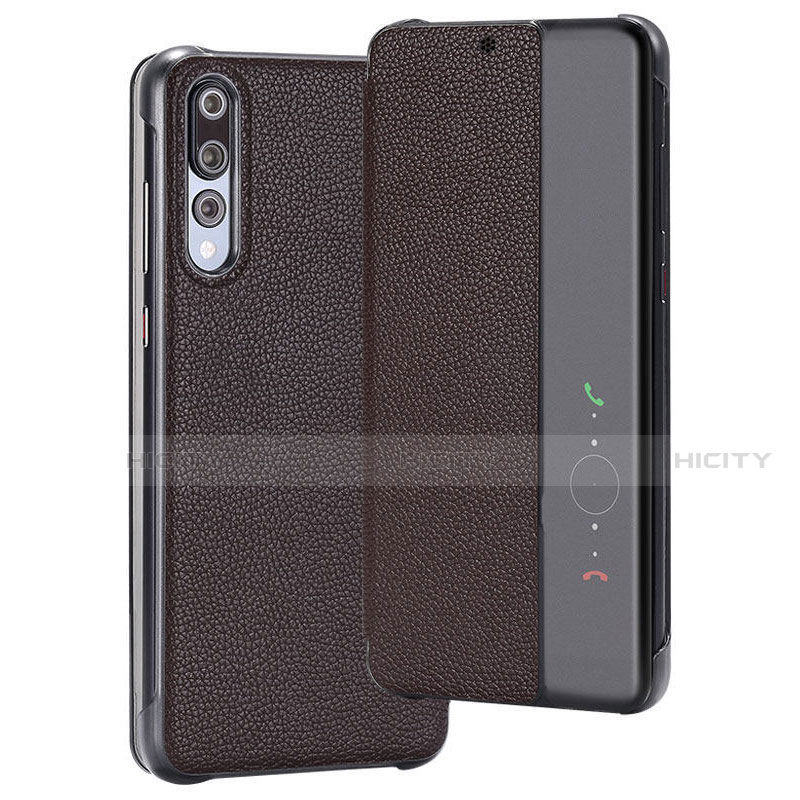 Funda de Cuero Cartera con Soporte Carcasa T08 para Huawei P20 Pro