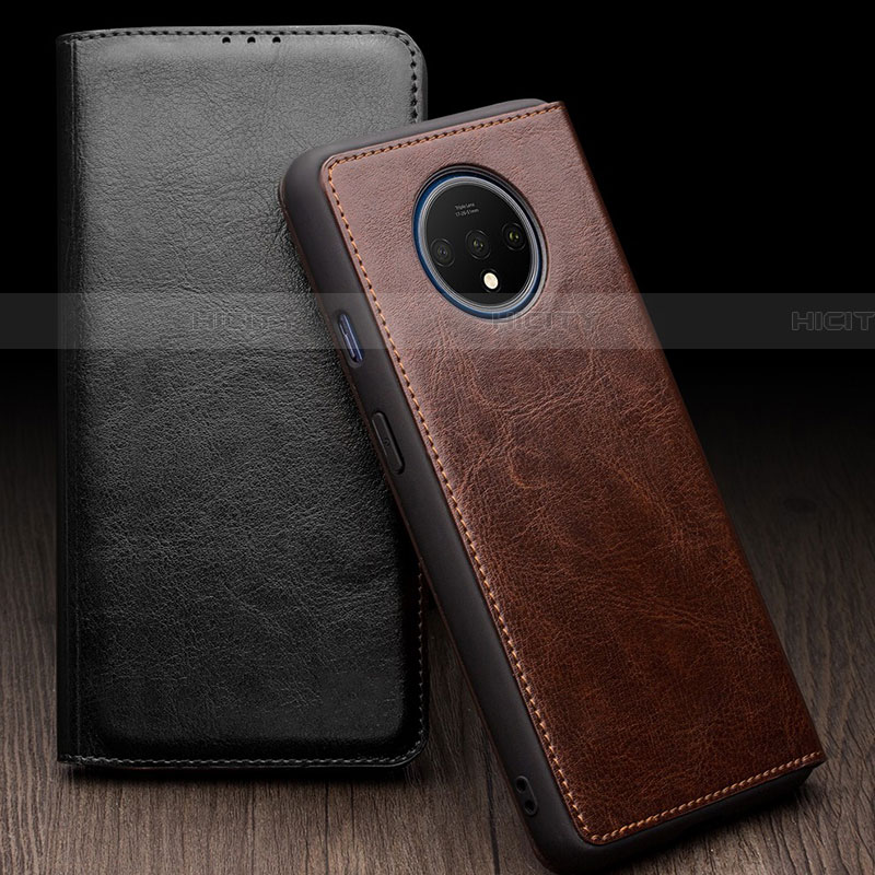 Funda de Cuero Cartera con Soporte Carcasa T08 para OnePlus 7T