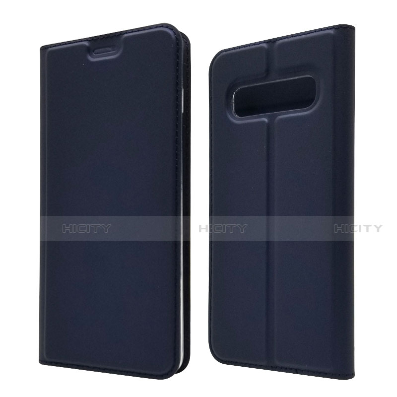 Funda de Cuero Cartera con Soporte Carcasa T08 para Samsung Galaxy S10 5G Azul