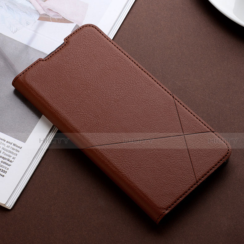 Funda de Cuero Cartera con Soporte Carcasa T08 para Xiaomi Mi 9T Marron